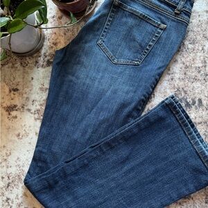 CAbi Dark Blue Straight Leg Jeans